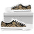 Wallis and Futuna Low Top Canvas Shoes - Gold Tentacle Turtle - Polynesian Pride