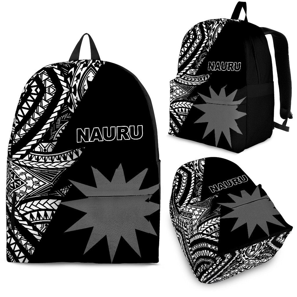 Nauru Backpack Flash Black Black - Polynesian Pride