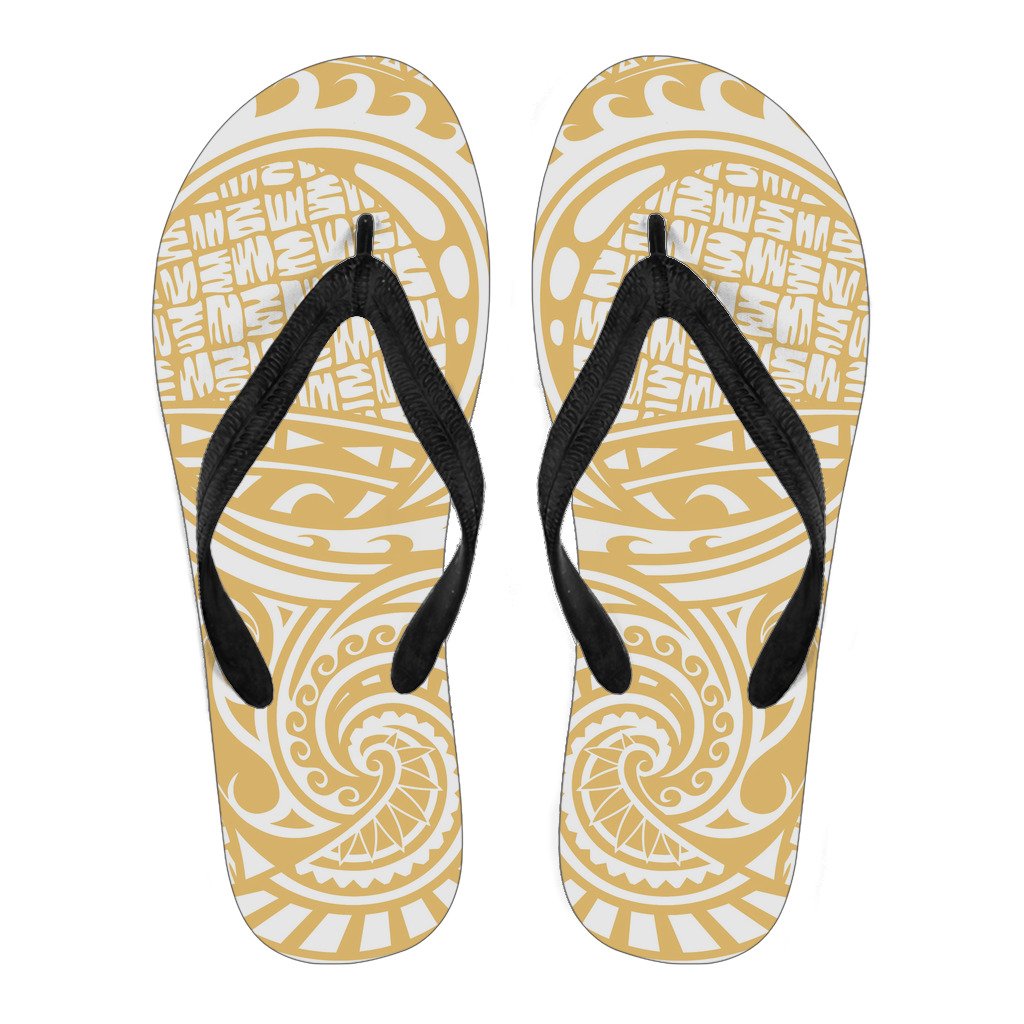 Polynesian 06 Flip Flops Men Black - Polynesian Pride