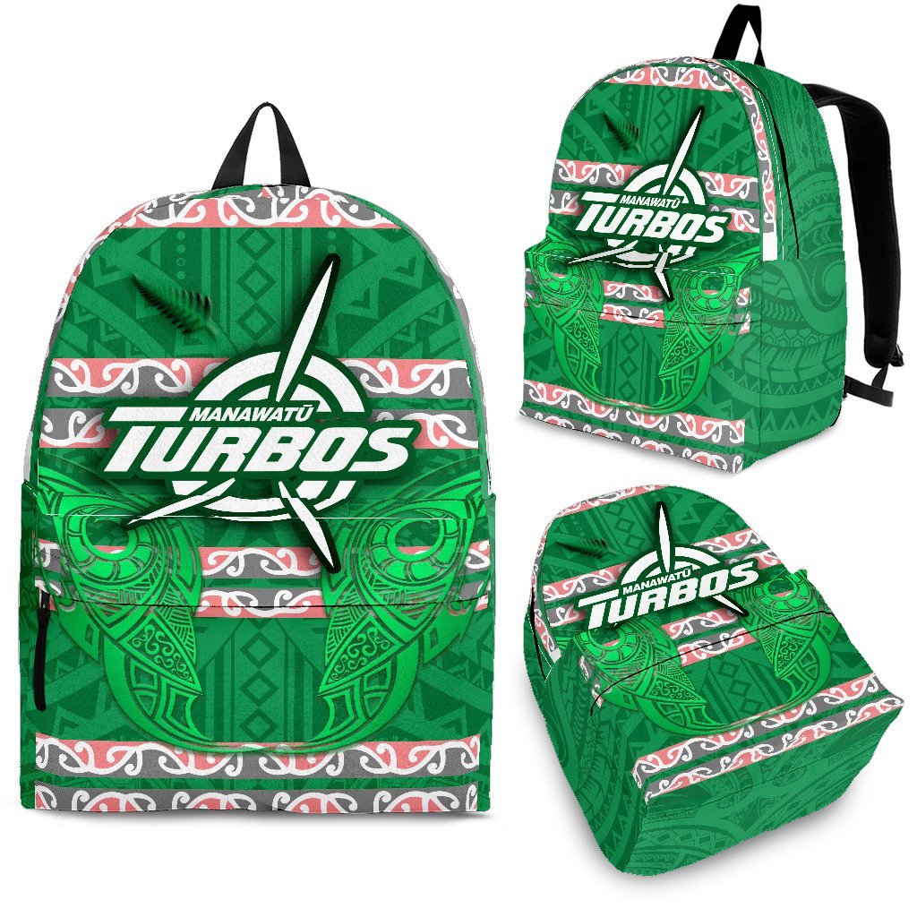 Manawatu Turbos Backpack Maori Vibes One Style Green - Polynesian Pride