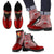 Tonga Leather Boots - Special Red & White - Polynesian Pride