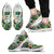 Hawaii Hibiscus And Plumeria Green Sneaker Men's Sneakers White - Polynesian Pride