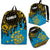 Tuvalu Backpack - Melting Style Blue - Yellow - Polynesian Pride