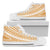 Polynesian High Top Shoes - Gold White Version - Polynesian Pride