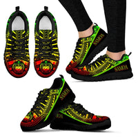Samoa Sneakers - Samoa Coat Of Arms Polynesian Tattoo Style Reggae - Polynesian Pride