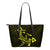 Hawaii Shark Yellow Polynesian Small Leather Tote Yellow - Polynesian Pride