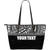 Polynesian Custom Personalised Leather Tote - Black Style Black - Polynesian Pride