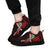 Solomon Islands Polynesian Sneakers - Coat Of Arm With Hibiscus - Polynesian Pride