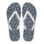 Polynesian Culture Blue White Flip Flops Men's Flip Flops - White - 2 - Polynesian Pride