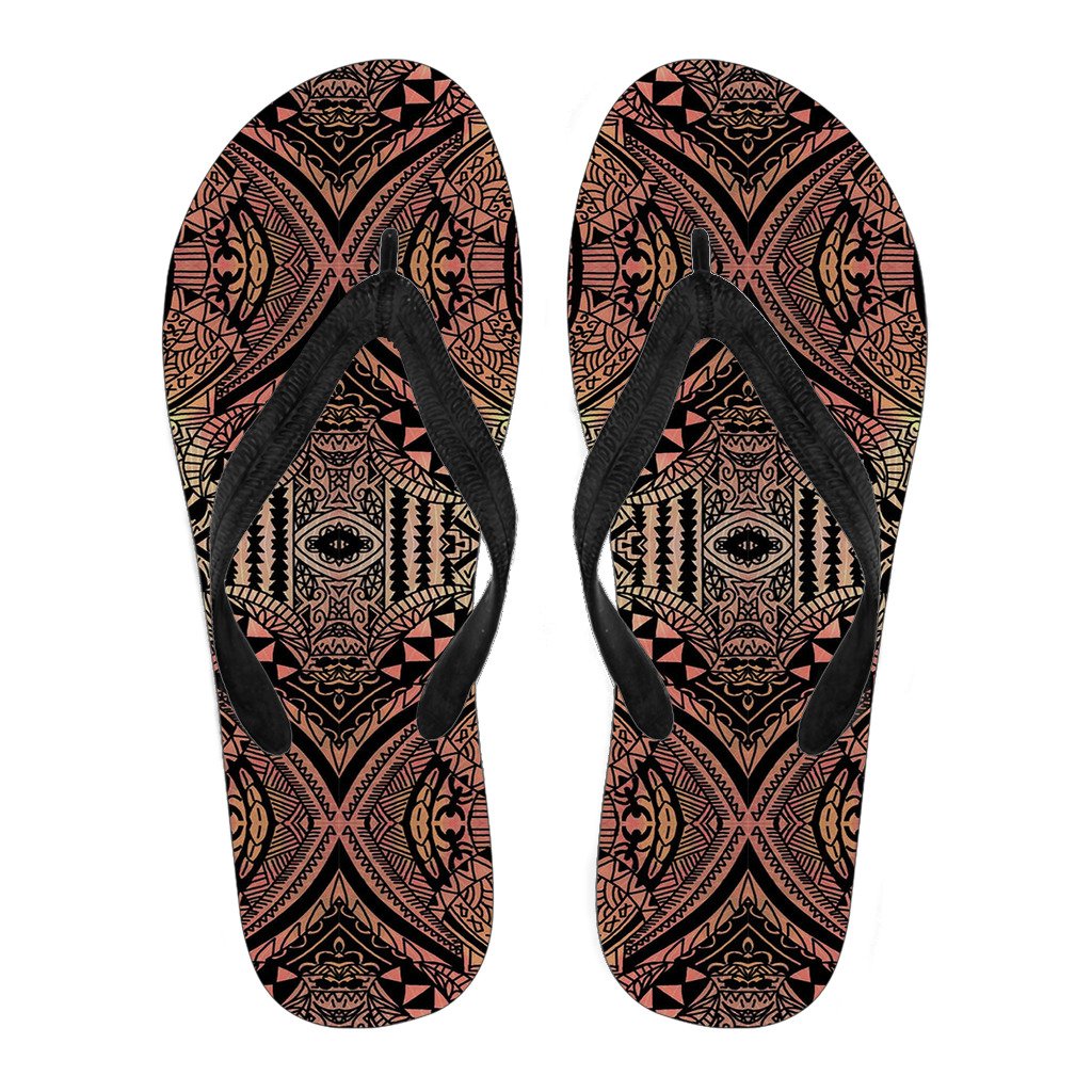 Polynesian Flip Flops Grown Women's Flip Flops Black - Polynesian Pride
