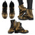 tuvalu Leather Boots - Polynesian Gold Chief Version - Polynesian Pride