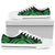 New Caledonia Low Top Canvas Shoes - Green Tentacle Turtle - Polynesian Pride