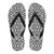 Polynesian Tribal Flip Flops Grown BMW Women's Flip Flops Black - Polynesian Pride