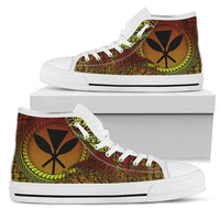 Hawaii High Top Shoes - Polynesian Circle Pattern - Polynesian Pride
