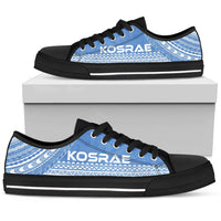 Kosrae Low Top Shoes - Polynesian Flag Chief Version - Polynesian Pride