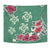 Turtle Hibiscus Red Tapestry Wall Tapestry Green - Polynesian Pride