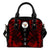 Niue Shoulder Handbag - Polynesian Tattoo Red One Size Red - Polynesian Pride