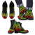 Tonga Leather Boots - Tribal Reggae Reggae - Polynesian Pride