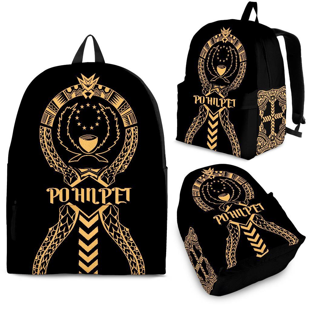 Pohnpei Backpack - Micronesian Tribal One Style Gold - Polynesian Pride