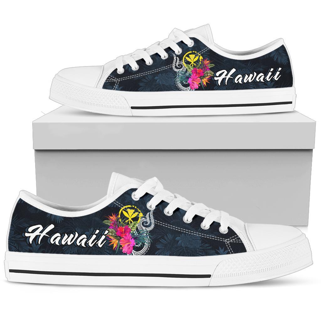 Hawaii Polynesian Low Top Shoe - Tropical Flower - Polynesian Pride