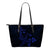 Hawaii Shark Blue Polynesian Small Leather Tote Blue - Polynesian Pride