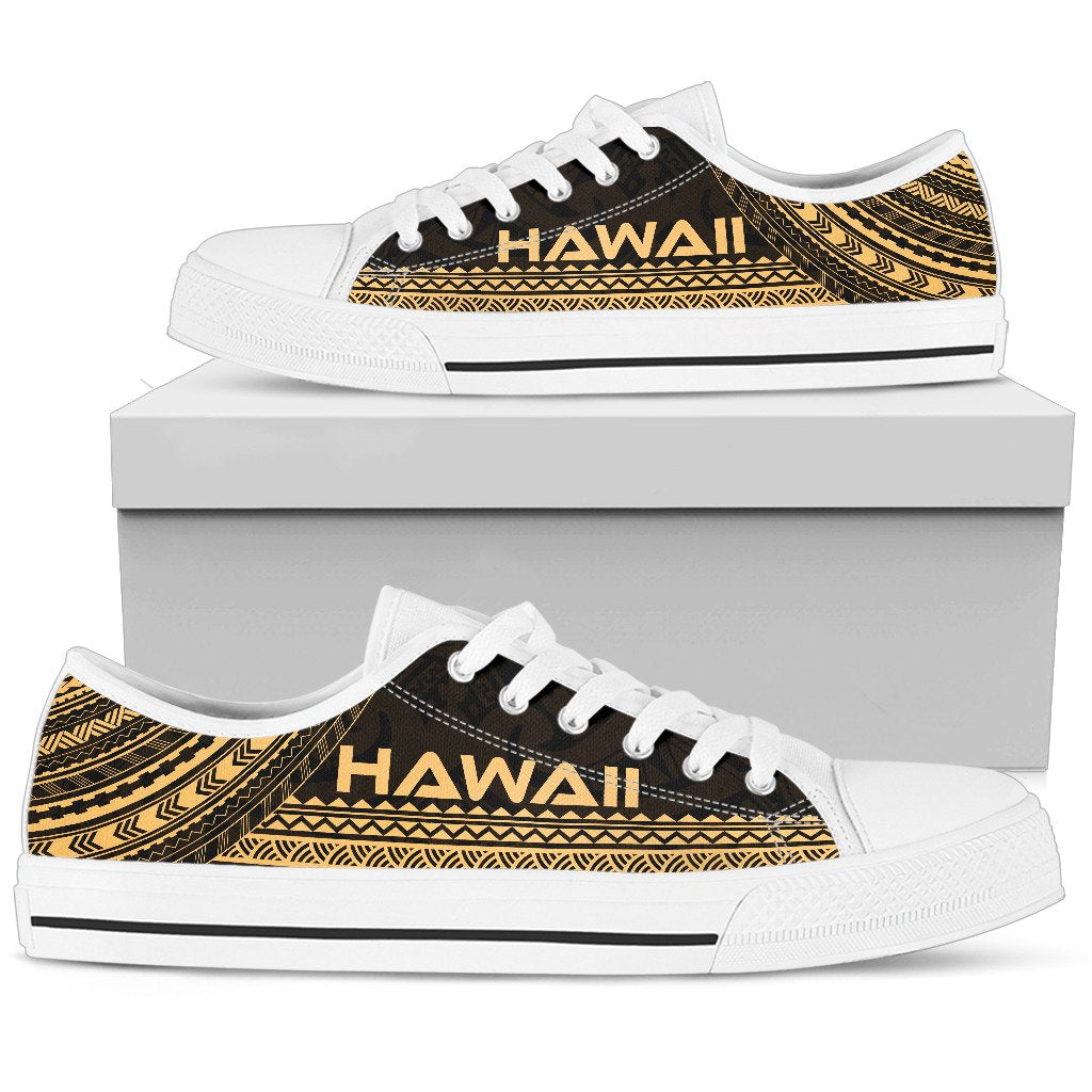 Hawaii Low Top Shoes - Polynesian Gold Chief Version - Polynesian Pride