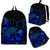 Cook Islands Polynesian Backpack Turtle Hibiscus Blue Blue - Polynesian Pride