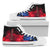 Samoa Polynesian Custom Personalised High Top Shoes - Smoking Style Unisex White - Polynesian Pride