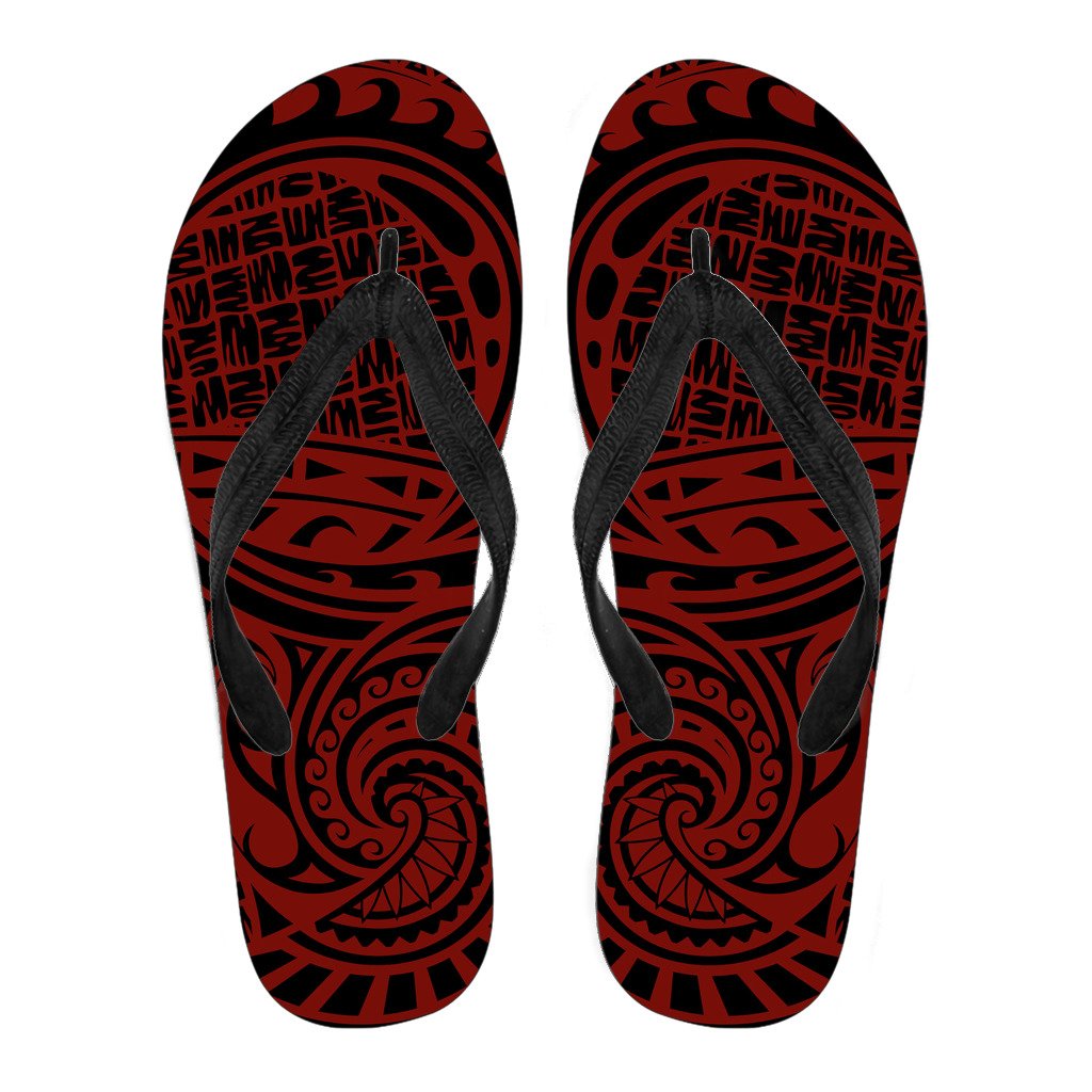 Polynesian 16 Flip Flops Men Black - Polynesian Pride