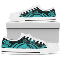 Vanuatu Low Top Canvas Shoes - Turquosie Tentacle Turtle - Polynesian Pride
