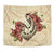 Hawaii Fish Hook Hibiscus Plumeria Polynesian Tapestry - Polynesian Pride