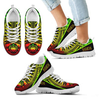 Samoa Sneakers - Samoa Coat Of Arms Polynesian Tattoo Style Reggae - Polynesian Pride