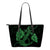 Anchor Green Poly Tribal Small Leather Tote Green - Polynesian Pride