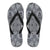 Polynesian Flip Flops Black And White - Polynesian Pride