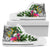 Tuvalu High Top Shoes White - Turtle Plumeria Banana Leaf Unisex White - Polynesian Pride