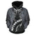 Maori Moko Warface 3D Denim Hoodie Unisex Black - Polynesian Pride