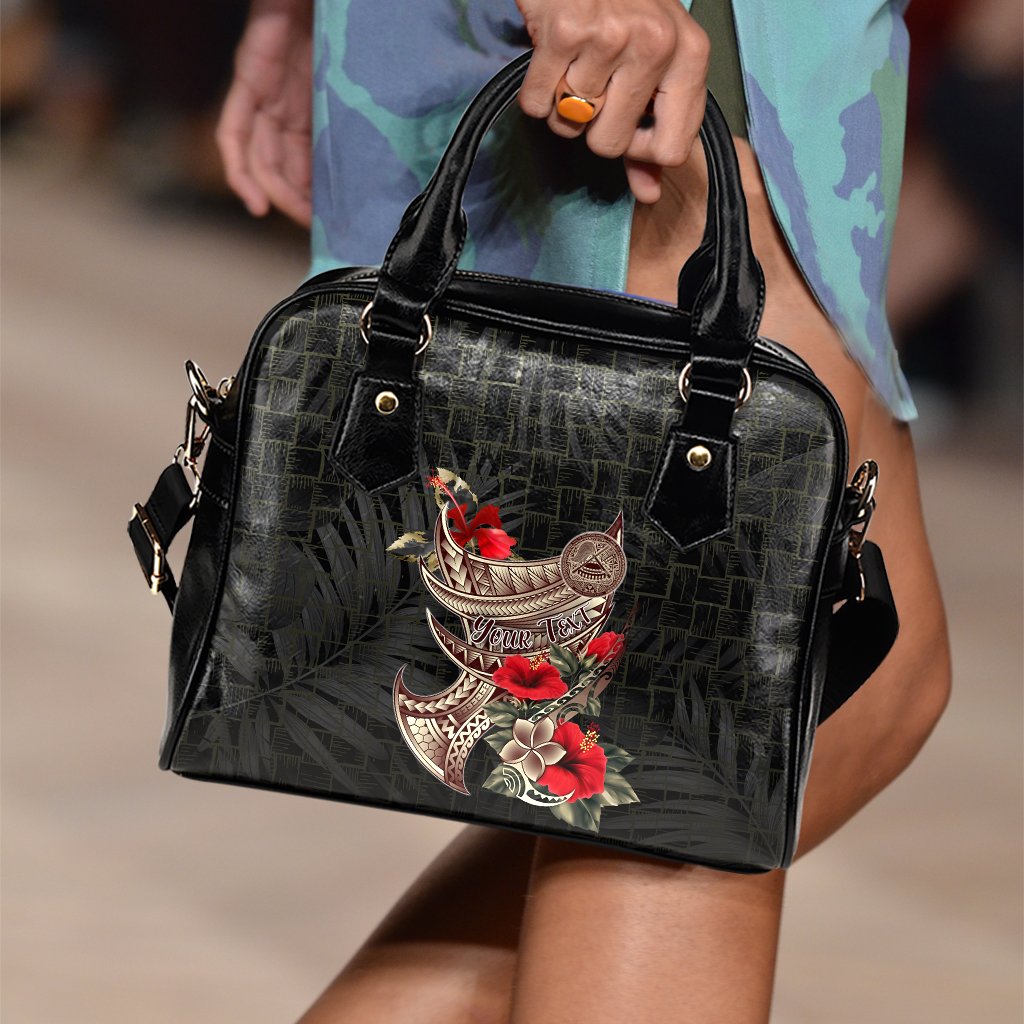 American Samoa Custom Personalised Shoulder Handbag - Polynesian Tribal Vintage Style - Polynesian Pride