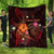 Niue Polynesian Personalised Premium Quilt - Legend of Niue (Red) - Polynesian Pride