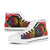 American Samoa High Top Shoes - Tropical Hippie Style - Polynesian Pride