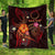 Cook Islands Polynesian Personalised Premium Quilt - Legend of Cook Islands (Red) - Polynesian Pride