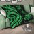 Fiji Polynesian Premium Quilt - Green Tentacle Turtle - Polynesian Pride