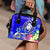 Fiji Shoulder Handbag - Turtle Plumeria (Blue) - Polynesian Pride