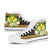 Hawaii Kanaka Maoli High Top Shoes - Polynesian Gold Patterns Collection - Polynesian Pride