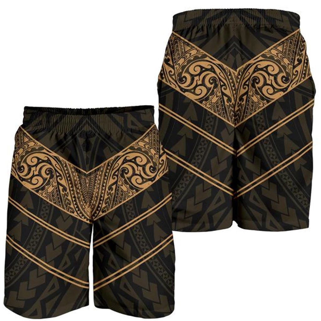 Specialty Polynesian Men's Shorts Gold Gold - Polynesian Pride