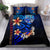 Tonga Bedding Set - Vintage Tribal Mountain Blue - Polynesian Pride