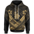 New Caledonia Polynesian Hoodie New Caledonia Gold Seal Camisole Hibiscus Style Unisex Gold - Polynesian Pride