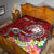 Fiji Custom Personalised Premium Quilt - Turtle Plumeria (Red) - Polynesian Pride