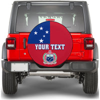 (Custom Personalised) Samoa Spare Tire Cover Proud Samoan Flag LT13 - Polynesian Pride