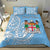 (Custom Personalised) Fiji Bedding Set - Plumeria Tribal - LT12 - Polynesian Pride