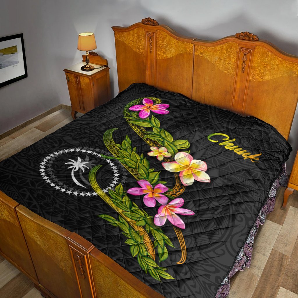 Chuuk Polynesian Quilt - Plumeria Tribal - Polynesian Pride